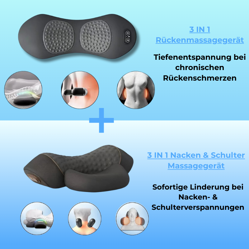 3 IN 1 Rücken Massage-Gerät
