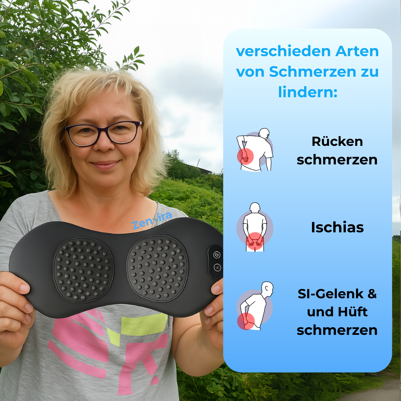 Triple-Fusion-Rücken Massage Gerät