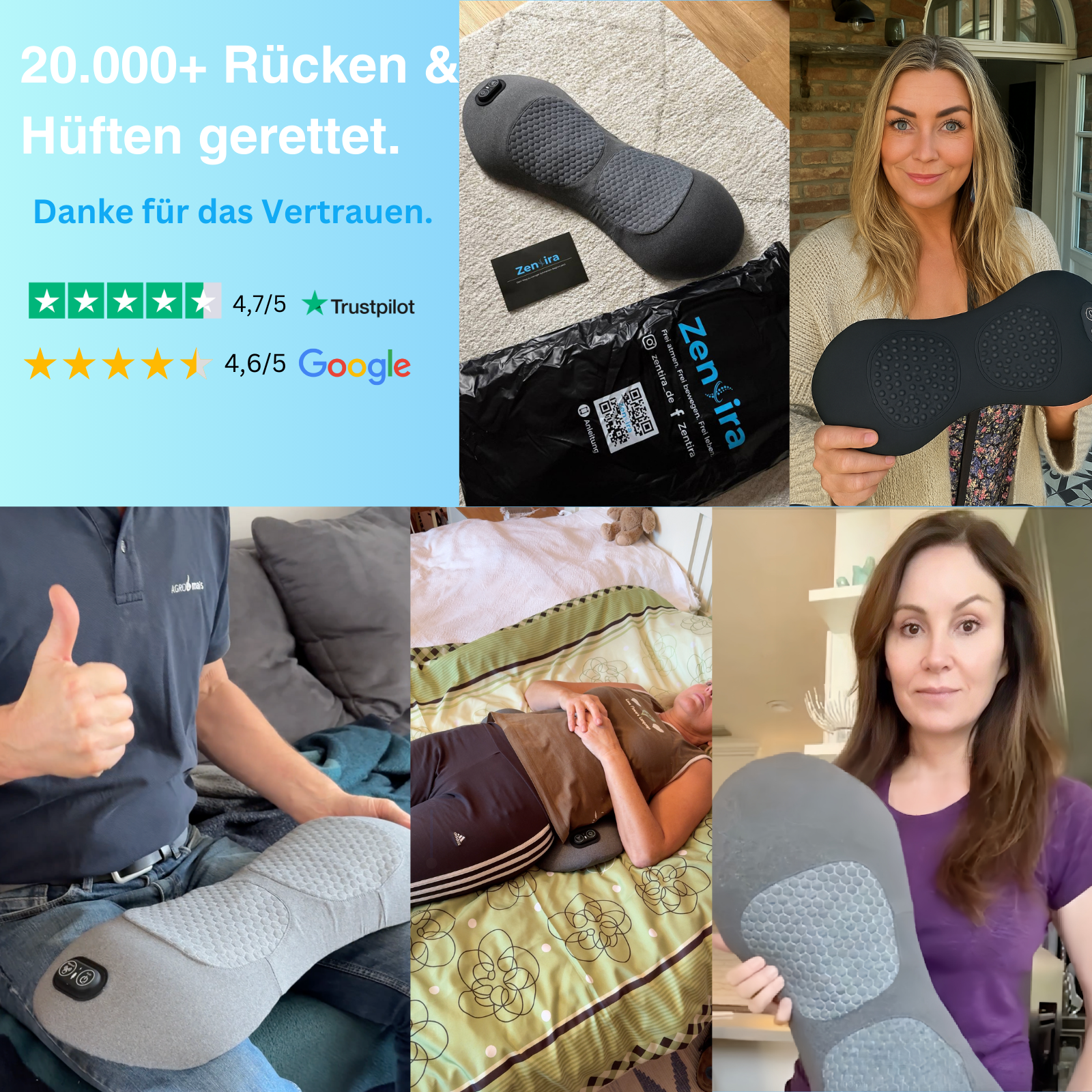 3 IN 1 Rückenmassagegerät