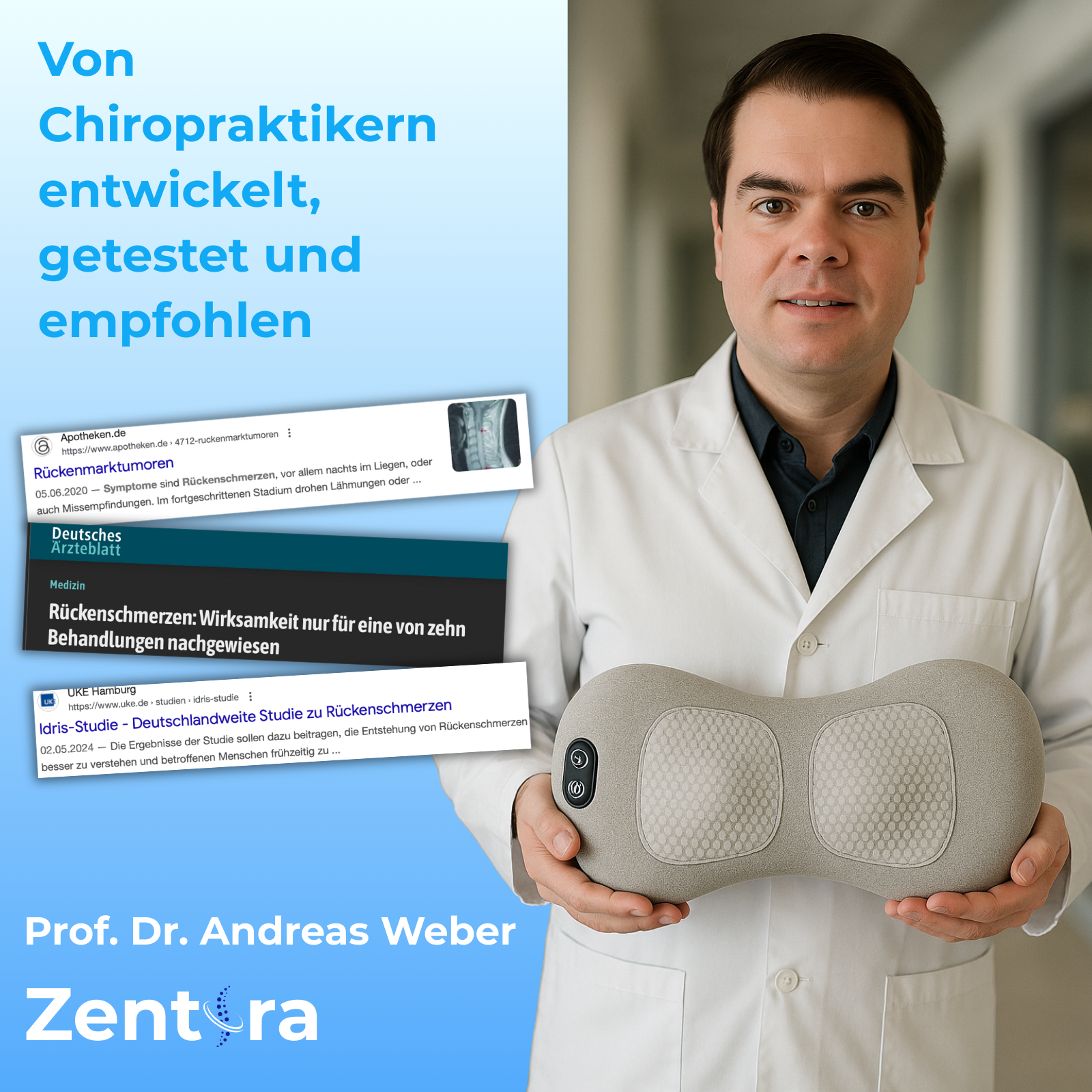 Triple-Fusion-Rücken Massage Gerät