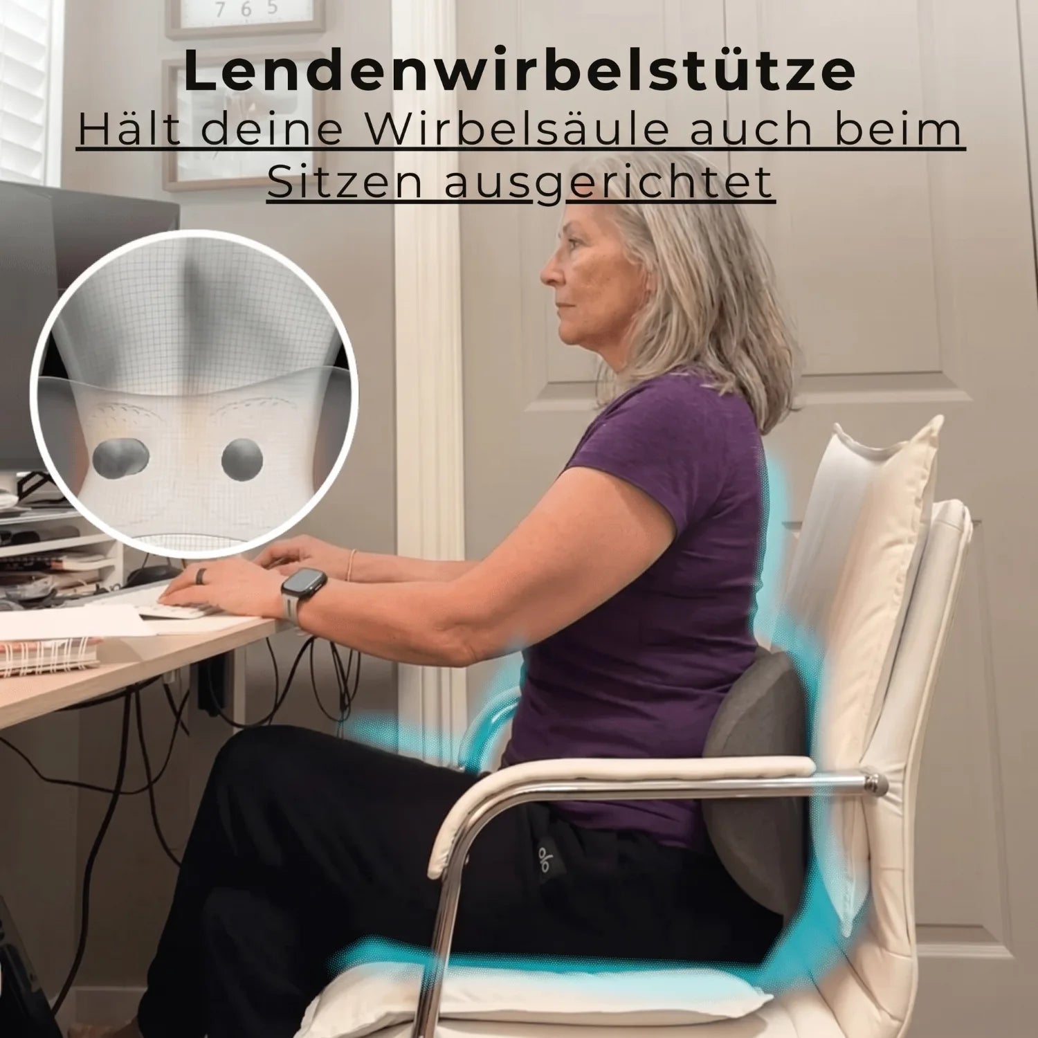 Zentira 3-Zonen SpinalFlow Tiefenmassagegerät