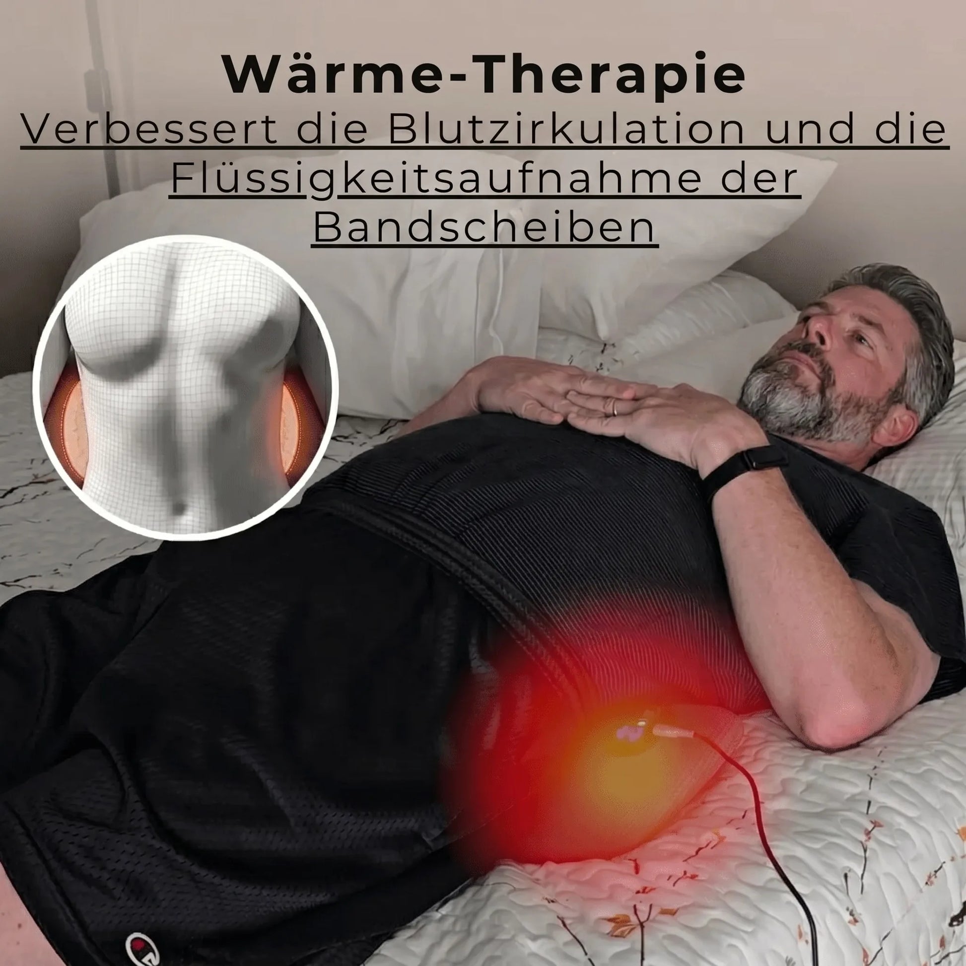 Zentira 3-Zonen SpinalFlow Tiefenmassagegerät